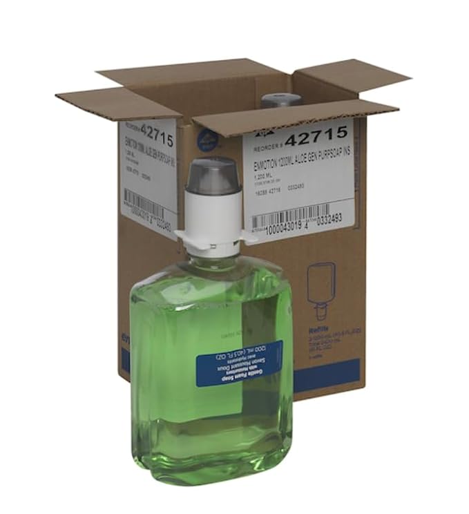 ENMOTION® GEN2 Moisturizing Foam Soap Dispenser Refills by GP PRO (GEORGIA-PACIFIC), Tranquil Aloe®, 2 Bottles per Case # 42715