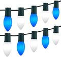Vintage Christmas Lights Outdoor, 150Ft C9 String Lights with 75 LED Bulbs