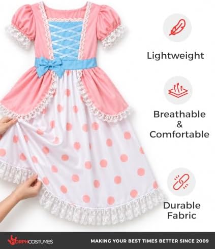 Morph Costume Pastel Shepherdess Dress Costume Girls