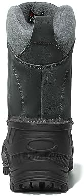 NORTIV 8 Men's Insulated Waterproof Winter Snow Boots TERREY