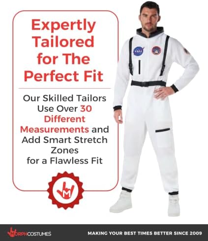 Morph, Astronaut Costume Men, Space Suit, Halloween Costumes for Men
