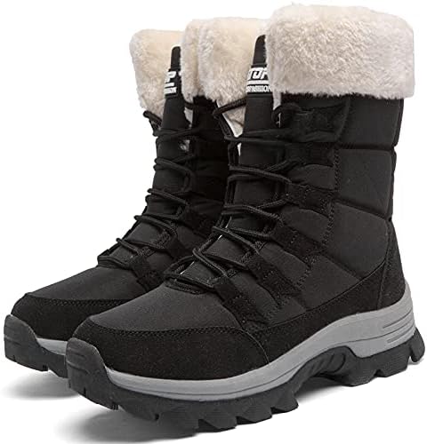 ziitop Womens Winter Snow Boots Waterproof Fur Lined Warm