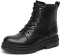 DREAM PAIRS Women's Combat Boots Lace-up Ankle Boots