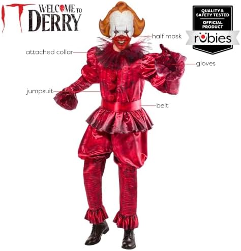Rubies Men's Bloody Pennywise Deluxe Mens Costume