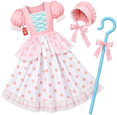 Morph Pastel Shepherdess Women Costume, Halloween Costume for Women