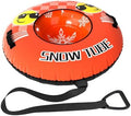 GYMAX Inflatable Snow Tube Sled, 42" Heavy Duty Snow Tubing for Sledding