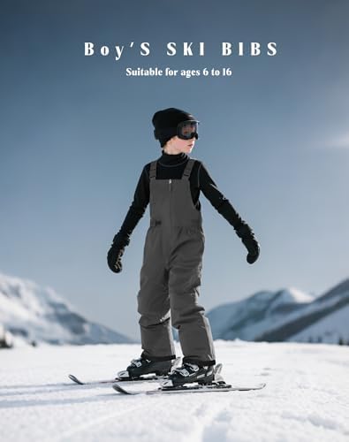 Wantdo Kids Snow Pants Boys & Girls Waterproof Insulated Ski Bib Overalls