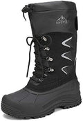 NORTIV 8 Men's Waterproof Winter Snow Boots Insulated