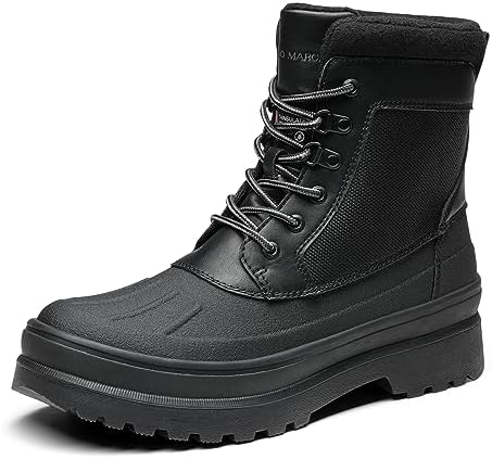 Bruno Marc Men's Insulated Waterproof Snow Boots