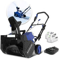Snow Joe 48V Cordless Snow Blower Kit with 2X 5Ah Batteries, 24V-X2-SB18-XR