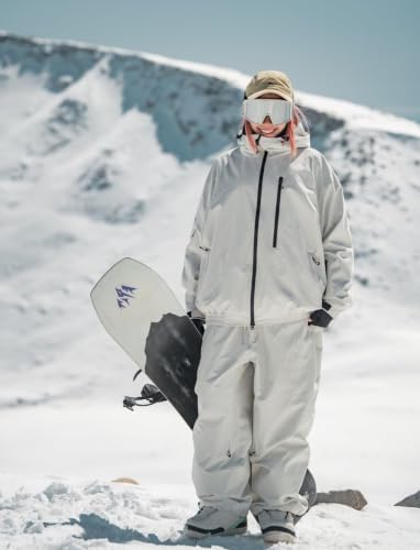 GSOU SNOW Mens Womens Snow Pants Baggy Snowboard Ski Pants 15K Waterproof