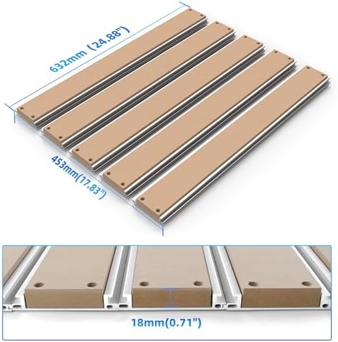 FoxAlien T-Slot Hybrid Spoilboard Work Table Upgrade Kit