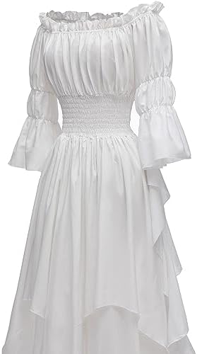 Women's Gothic Witch Dress Medieval Renaissance Costume Victorian Dress