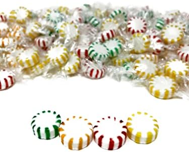 Fruit Flavored Starlight Hard Candy, Apple Strawberry Lemon Orange, 160 Oz