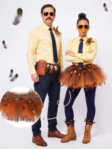 Mepase 27 Pcs Halloween Insurance Couple Costume Accessories for Adults