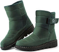 Ablanczoom Womens Winter Snow Boots with Warm Fur Lining Comfortable Booties Non Slip Waterproof Outdoor Shoes