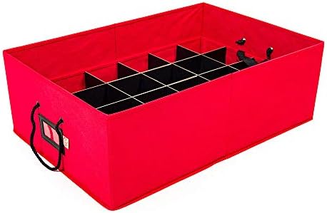 Santa's Bags Christmas Ornament Storage Box, 48 (4") Ornaments