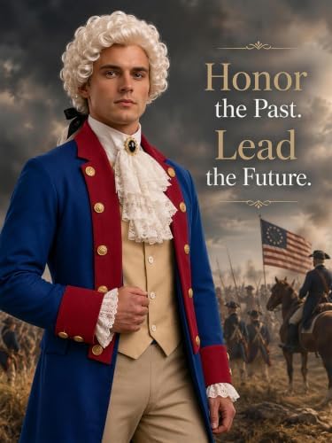 Founding Fathers Costume Set for Men - 7PC Colonial Costume Men