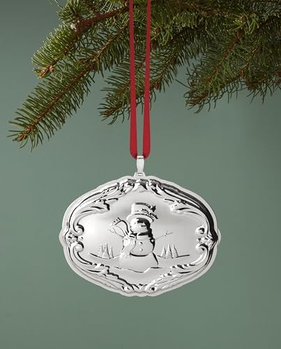 Reed and Barton 898243 Songs of Christmas Sterling Silver Ornament, 22nd Edition, Christmas, Holiday Decorations