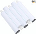 100PCS Empty Toothpaste Tubes, 100ml Aluminum Empty Squeeze Tube Reusable White Skincare Product Dispensing Tubes