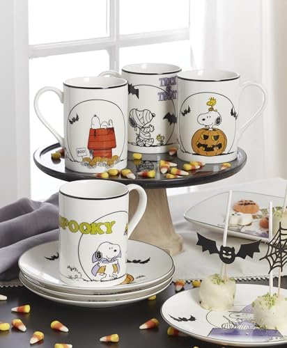 Lenox The Great Pumpkin Halloween Porcelain Mug Set for 4