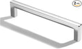 khtumeware 2 Pack 6 inch(152mm) Hole Center Polished Chrome Cabinet Pulls Solid Heavy-Duty Square Cabinet Handles Drawer Pulls Kitchen Cabinet Hardware Kitchen Handle