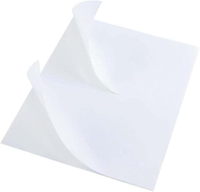 L LIKED 60 Half Sheet Shipping Labels, 2 per Sheet, 5.5 x 8.5 inchh, for Laser & Inkjet Printer - 30 Sheets