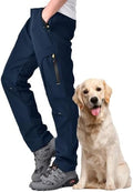 Men's hiking Snow Pants Skiing Winter Insulated Fleece lined Outdoor Water Repellent camping,walking,fishing