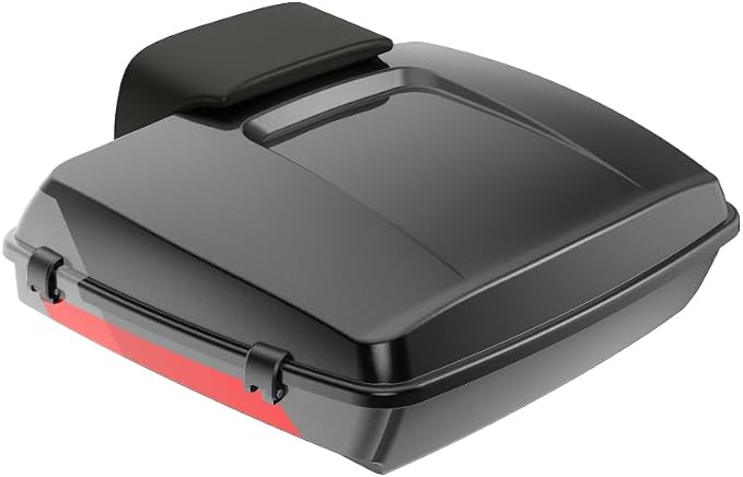 Advanblack Road Glide Tour Trunk Pack Hot Lap Razor Tour Trunk Pack Backrest Pad for '97-'25 Harley Touring Road King Street Glide Electra Glide CVO Models