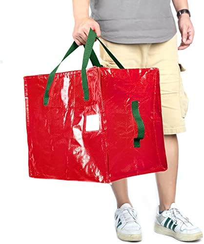 Shappy 6 Pcs Storage Bags, Red, 65 x 30", 24 x 16", 12 x 12"