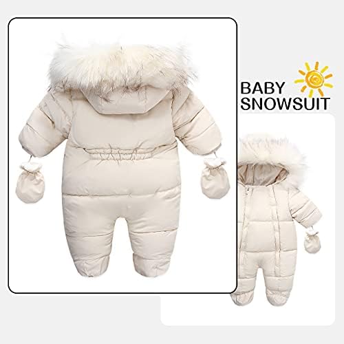 Baby Girls Winter Snowsuits Toddler Jackets For Boy Infant Jumpsuit
