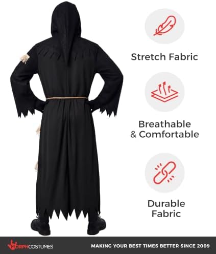 Morph Scary Pumpkin Costume Adult, Halloween Costumes for Men