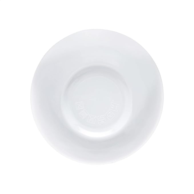 Amazon Basics Melamine Small Bowls for Sauces, Dessert, Round Serving Bowls, BPA Free, Dishwasher Safe, 8 oz, White, 6-Piece Set