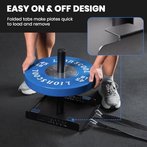 LIONSCOOL Weight Sled for Training, Speed and Strength Workout Sled with Pulling Belt or Harness