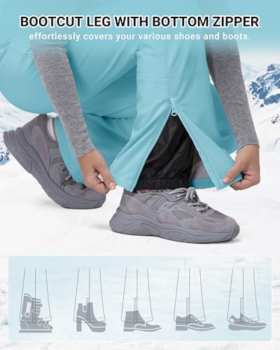 33,000ft Women's Snow Pants Ski Insulated Snowboard Winter Waterproof Warm