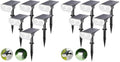 Linkind Solar Lights Outdoor Waterproof Landscape Spotlight Daylight 12 Pack