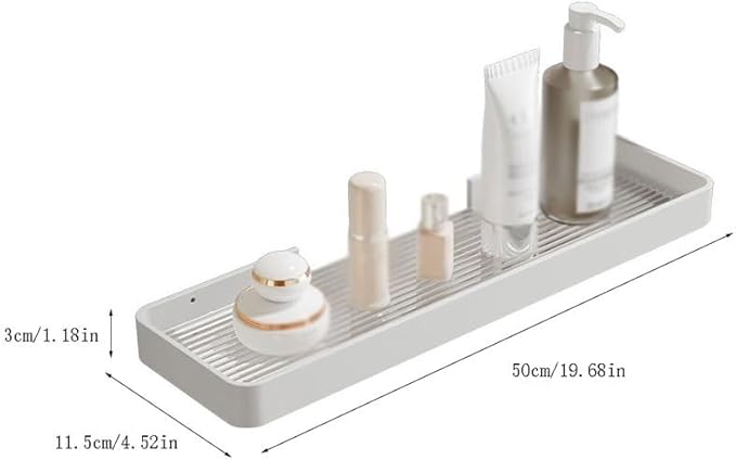 Toothbrush Rack Acrylic Bathroom Toothbrush Holder White Toothpaste Holder Wall-Mounted Storage Rack Easy to Install Without Drilling Bathroom Toothbrush Holder