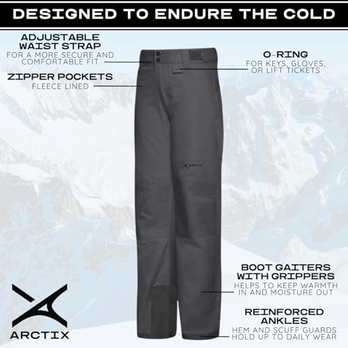 Arctix Kids Snow Pants with Reinforced Knees and Seat