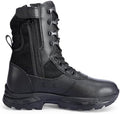 Men's Military Tactical Work Boots with Side Zipper, Puncture Resistant, Desert Combat, Army Jungle, 8 Inch Lightweight Hiking Boots