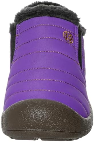 Eagsouni Womens Mens Snow Boots Winter Slip On Shoes