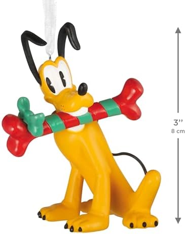 Hallmark Disney Christmas Ornament (Pluto with Dog Bone)