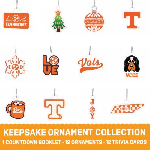 Tennessee Vols 12-Day Christmas Ornament Advent Calendar Football Fan Gift