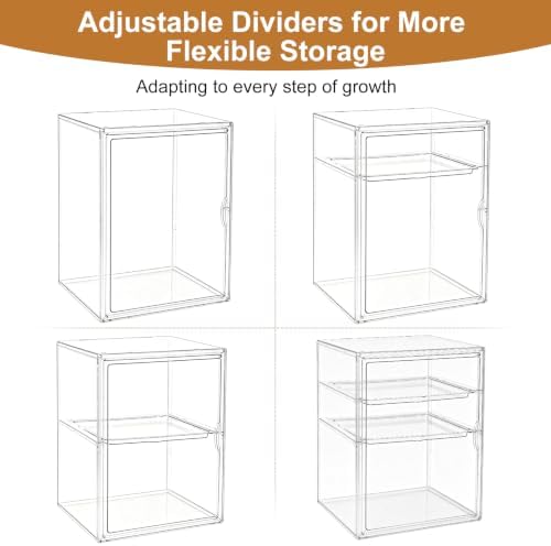 ERTIUANIO Baby Bottle Organizer for Countertop Cabinet Storage