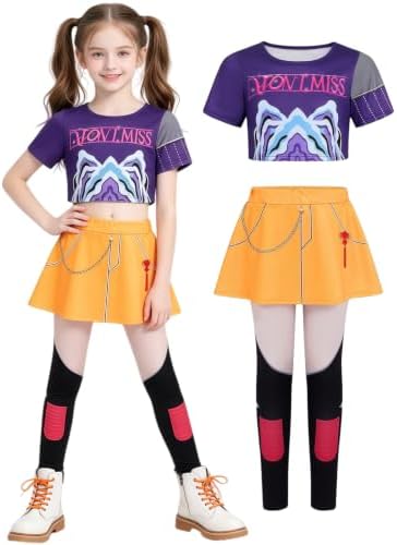 Pop Performer Costume Kids Girls Halloween Costumes with Accessories Set