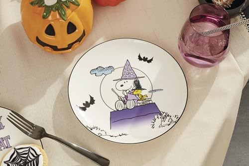 Lenox Great Pumpkin Halloween Accent Plates, Appetizer Plate Set for 4