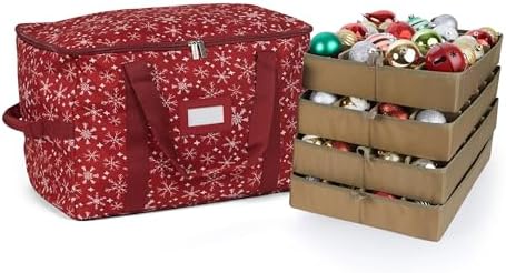 Covermates Adjustable Ornament Storage Bag, 19.25" W x 13" D x 12.5" H