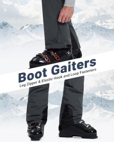 33,000ft Mens Snow Ski Pants Waterproof Insulated Snowboard for Winter