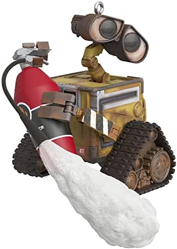 Hallmark Keepsake Plastic Christmas Ornament 2022, Disney/Pixar Wall-E with Fire Extinguisher