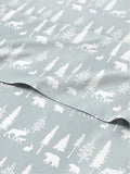 Christmas Sheet Set, Woodlands, Holiday Xmas Bedding Set - Twin XL Size