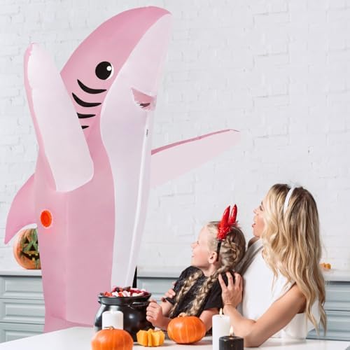 KMiKE Inflatable Shark Costume for Adults & Kids